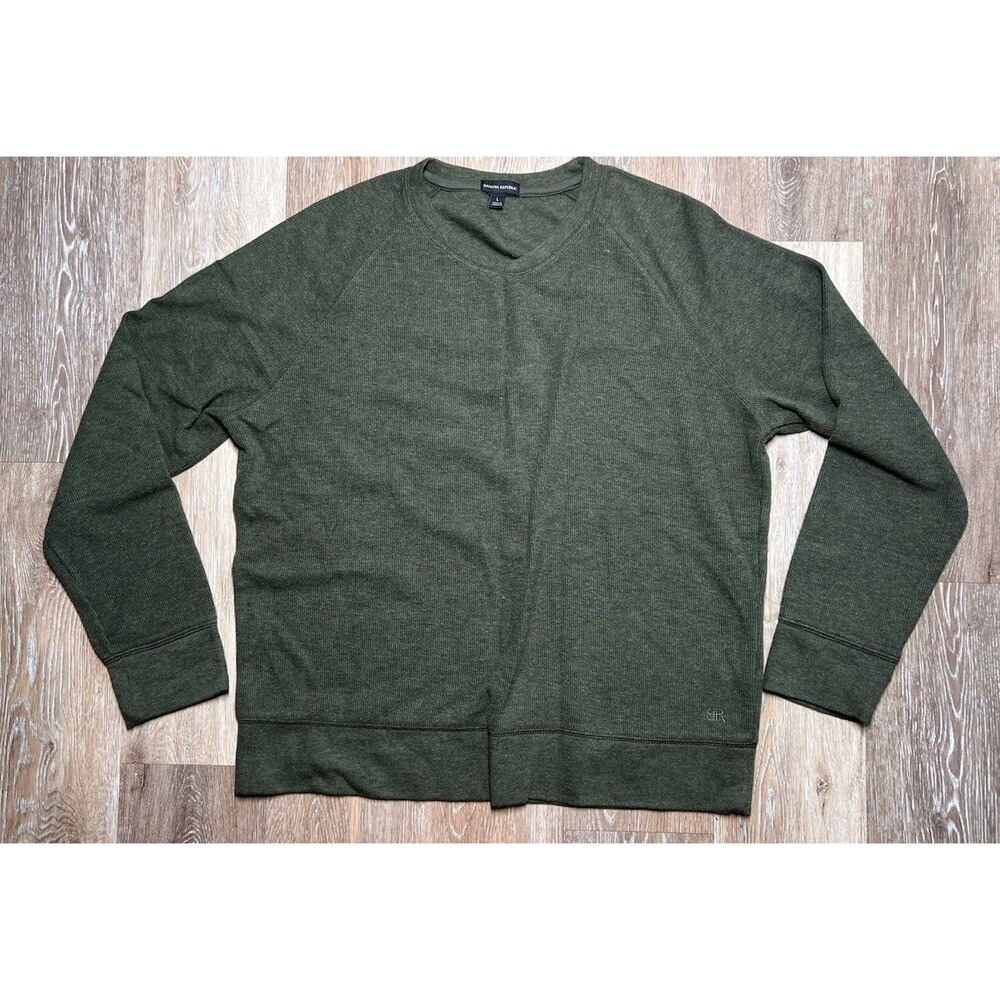 Banana Republic Green Long sleeve  Light Sweater Mens Size Large
